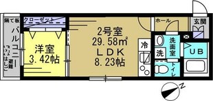 シャルム都賀の物件間取画像